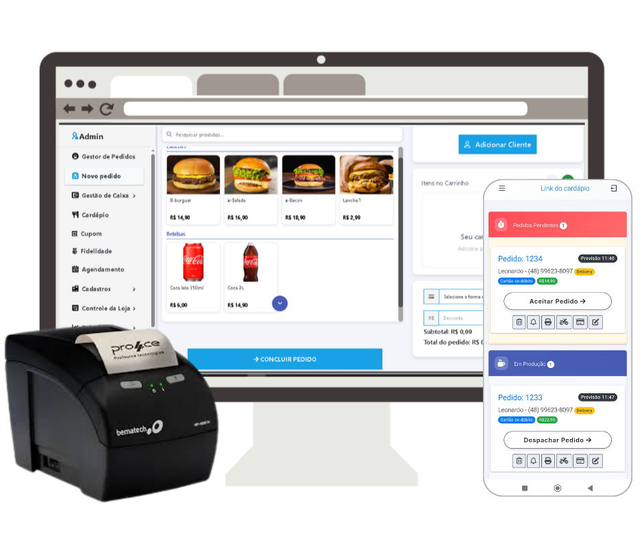 Sistema de gestão para restaurantes e bares